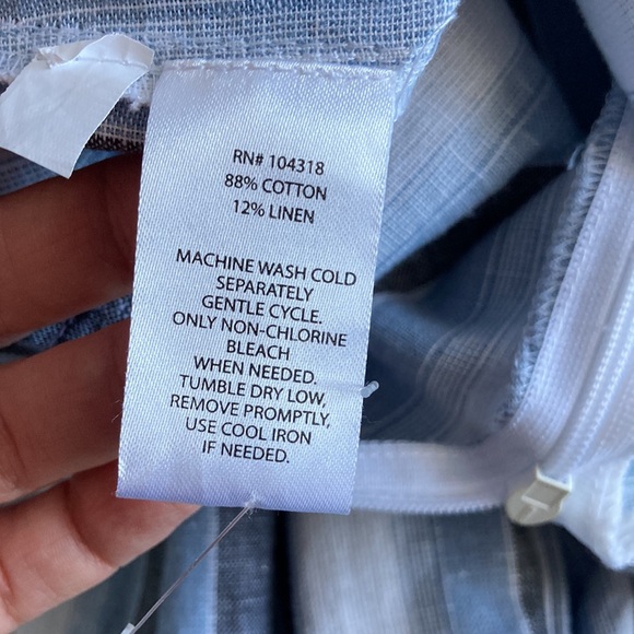 Harlow & Rose Cropped Striped Jumpsuit Size Medium - Picture 8 of 10